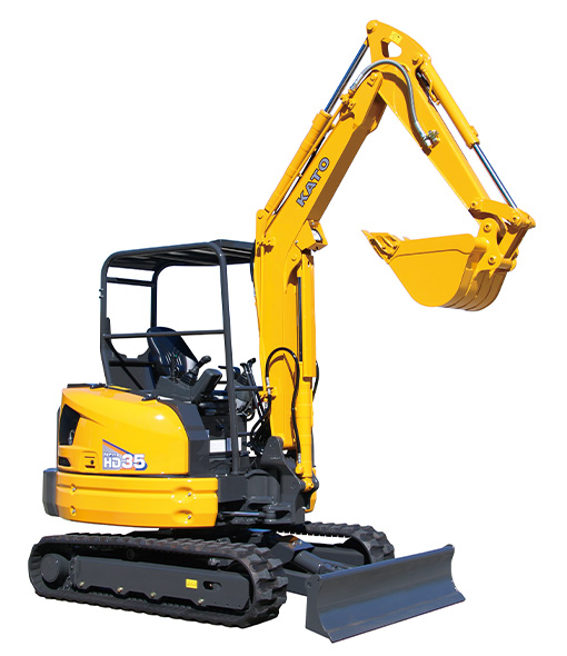 KATO HEAVY INDUSTRIES CONSTRUCTION MACHINERY CO escavatori e macchine Hd35n5